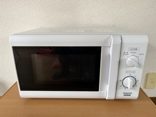 電子レンジ　ヤマゼン　MRB-207（W）　100V「60Hz」