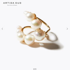 ARTUDA OUD　アコヤパール グラデーション オープン リング(アルティーダウード)11号の画像