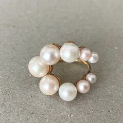 ARTUDA OUD　アコヤパール グラデーション オープン リング(アルティーダウード)11号の画像