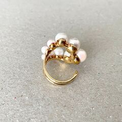 ARTUDA OUD　アコヤパール グラデーション オープン リング(アルティーダウード)11号の画像