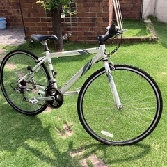 お話中、自転車 クロスバイク