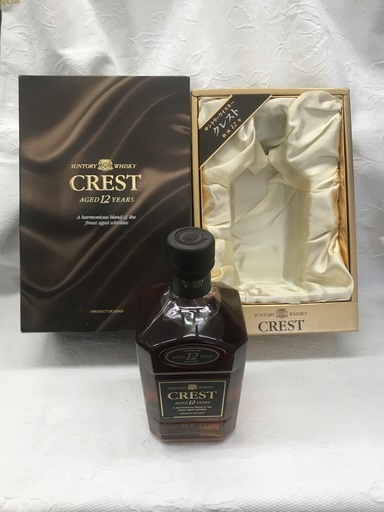 サントリー クレスト 12年 750ml 43% クレスト 12年 旧ボトル 750ml / 43% - 歌舞伎ウイスキー 日本の