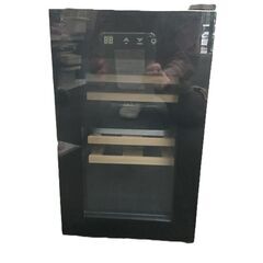 PlusQ　　８ボトルワインセラー　ペルチェ式　22L ブラック...