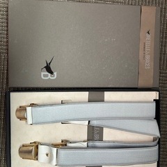 結婚式　サスペンダー　箱付き