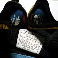 THE NORTH FACE フィアグリーン 27.0cm　B:MING BEAMS NF51885C　ヌプシトラクションライトモックⅢスリッポン スニーカー ノースフェイスの画像