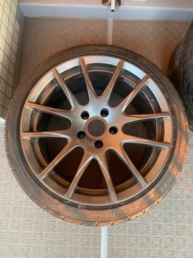 5zigenタイヤホイール2本セット5 × 114.3 17インチ6J