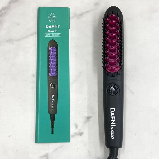 【REGASTOCK川崎店】ヤーマン ブラシ型ヘアアイロン ダフニ ナノ DH1.6NP ピンク