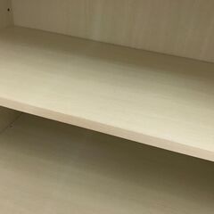 【ジャングルジャングル深井店】★ キッチンカウンター   アンティーク調  ホワイト  収納家具  おしゃれ  シンプル  クリーニング済 堺市 深井 【FU850】の画像