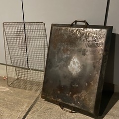 【世田谷区引き渡し】 BBQ用鉄板&網の画像