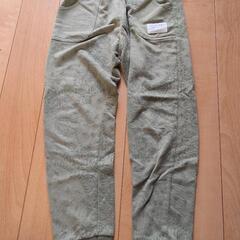 130　ペイズリー緑　ズボンの画像