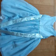ドレス　水色　美品　サイズ4の画像