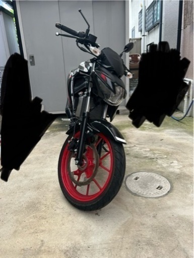 GSX-S125 転倒あり