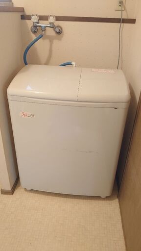 『日立二槽式洗濯機  クラシックが嬉しい！』日立-PL-50T形 ２槽式洗濯機 【2002年製】