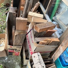 全部で100円、廃材色々たくさん、近江八幡市安土町より