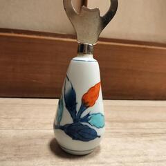 有田焼　久右衛門  絵付き栓抜き