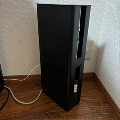 山崎実業　重ねられる スリム 蓋付き ルーター収納 ケース ブラック