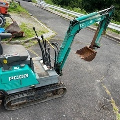 コマツ　ミニユンボ　pc03-1の画像