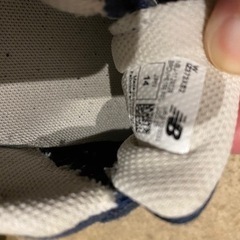 ニューバランス　14cm ベビーシューズ　紺色の画像