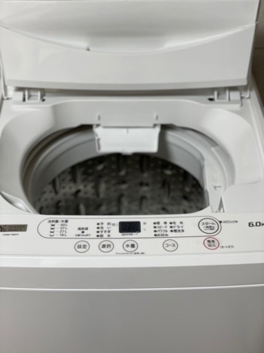 送料・設置込み可　洗濯機　6kg ヤマダ　2022年