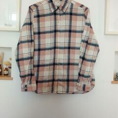 TOPVALU 長袖ネルシャツ　Lサイズ