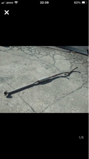 送料込み　ワゴンR MH21S 14190-58J02　ＡＺワゴン LA-MJ21S Fエキゾーストパイプ RR K6AT 1A16-40-500 MH21S/ターボ 220504