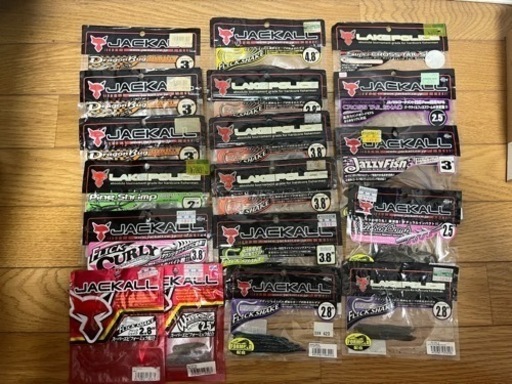 ジャッカル　ワーム　まとめ売り　ブラックバス