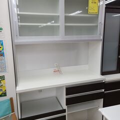 J4956　高橋木工所　キッチンボード　フローラⅡ　BL　60H　ブラウン　クリーニング済　【リユースのサカイ柏店】