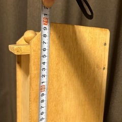 【処分予定】無料 収納 トイレットペーパー トイレ 木製 手作りの画像