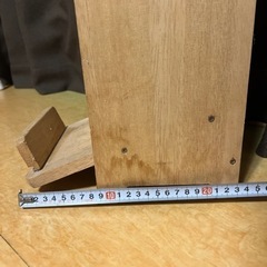 【処分予定】無料 収納 トイレットペーパー トイレ 木製 手作りの画像