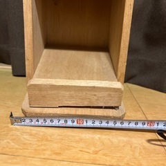 【処分予定】無料 収納 トイレットペーパー トイレ 木製 手作りの画像