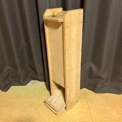【処分予定】無料 収納 トイレットペーパー トイレ 木製 手作り