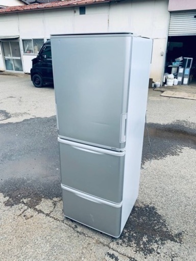 ♦️ SHARPノンフロン冷凍冷蔵庫  【2019年製】SJ-W351E-S