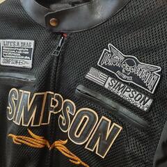 シンプソン（SIMPSON）ライダースジャケット　バイク用ジャケット　ハーレー等の画像