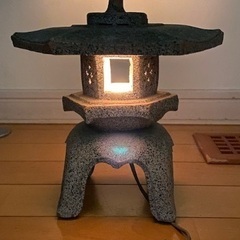 逸品 時代 石灯篭 石灯籠 御影石 立灯篭出雲来待灯篭道祖神石仏庭園庭石坪庭鑑賞オブジェ茶人古田織部古民具盆栽蹲 の画像