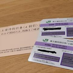 【限定値下げ】JR東日本株主優待割引券2枚の画像