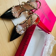 バレンティノ風‼️ヒール👠22.5㎝の画像
