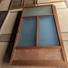 古民家　ガラス建具
