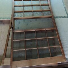 古民家　ガラス建具の画像