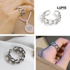 シルバーチェーンツイストリング②（新品）12～13 号相当の画像