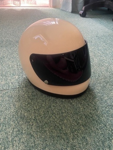 アイボリーヘルメットスモークシールド