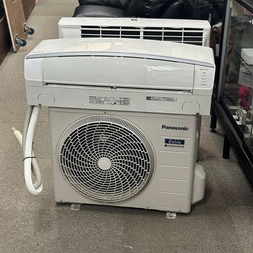 【リサイクル市場エコ伊川谷】Panasonic 2018年製 CS-28HEXJ-W/CU-28HEXJ ルームエアコン 【取りに来られる方限定】【軽バン1時間貸出無料】