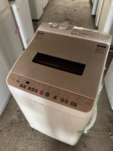 ♦️SHARP電気洗濯乾燥機  【2008年製】ES-TG55H-P