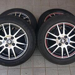 【最終価格】175/65R14スタッドレス付きアルミホイール 4本
