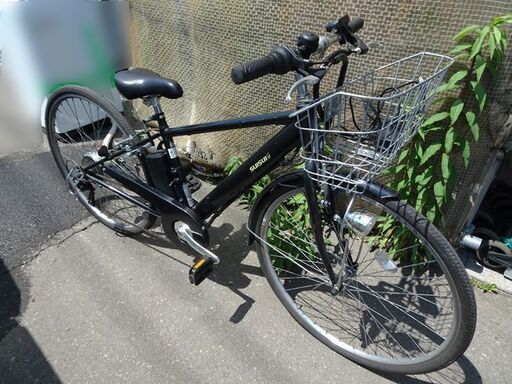 株式会社カイホウジャパン 電動自転車  SUISUI/スイスイ 電動アシスト自転車 27型 外装7段変速 ブラック
