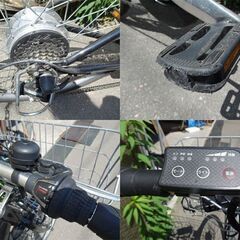 株式会社カイホウジャパン 電動自転車  SUISUI/スイスイ 電動アシスト自転車 27型 外装7段変速 ブラックの画像