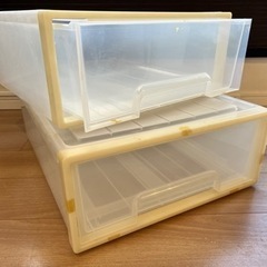 【無印良品】中古品　引き出し収納ケース×2
