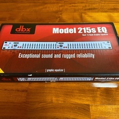 EQ dbx 215s グラフィック・イコライザー ( ディービ...