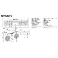 【お値下げ↓】東芝 CDラジオ TY-C150【期間限定】の画像