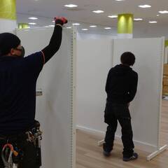 什器組立・造作取付施工スタッフ4名採用予定