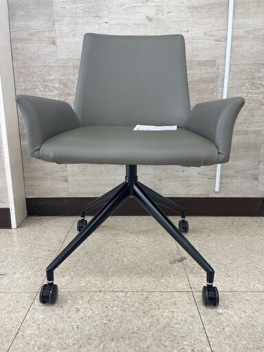 ★ジモティ割あり★ 相合家具 チェア グレー H×D×W クリーニング済み TJ6317